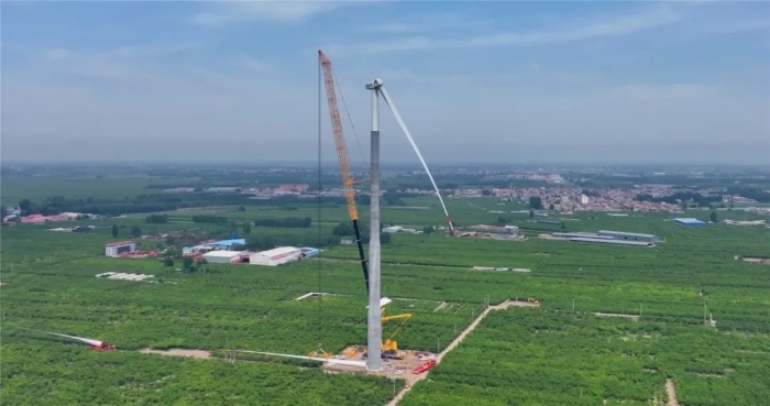 “全球第一吊”再臨燕趙！166米，XCA4000助力華北綠電
