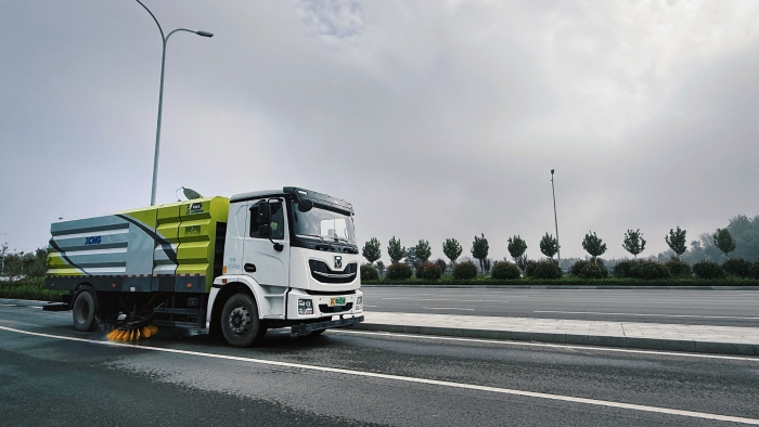 菏澤“迎賓大道”煥新進(jìn)行時(shí)！來看徐工如何支招