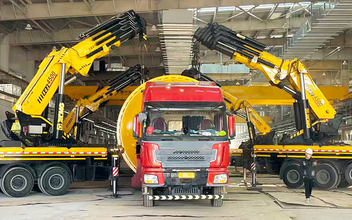 四臂聯(lián)動(dòng)破局！徐工 SQZ4500C 低矮廠房 “扛鼎” 160t